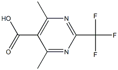 4,6-dimethyl-2-(trifluoromethyl)pyrimidine-5-carboxylic acid CAS#: 544704-08-7