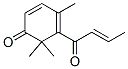 4,6,6-Trimethyl-5-[(E)-1-oxo-2-butenyl]-2,4-cyclohexadien-1-one CAS#: 54382-49-9