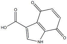 4,7-Dioxo-4,7-dihydro-1H-indole-3-carboxylic acid CAS#: 50469-21-1