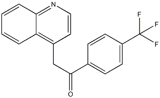 2-QUINOLIN-4-YL-1-[4-(TRIFLUOROMETHYL)PHENYL]ETHANONE CAS#: 476472-22-7