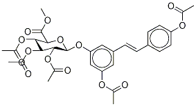trans Resveratrol Penta-O-acetyl-3-β-D-glucuronide Methyl Ester CAS#: 490028-22-3
