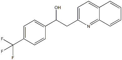 2-QUINOLIN-2-YL-1-(4-TRIFLUOROMETHYLPHENYL)ETHANOL CAS#: 496947-30-9