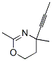 4H-1,3-Oxazine, 5,6-dihydro-2,4-dimethyl-4-(1-propynyl)- (9CI) CAS#: 56055-98-2