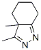 4H-Indazole,  3a,5,6,7-tetrahydro-3,3a-dimethyl- CAS#: 400649-90-3