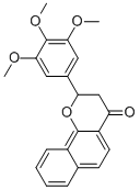 4H-NAPHTHO[1,2-B]PYRAN-4-ONE, 2,3-DIHYDRO-2-(3,4,5-TRIMETHOXYPHENYL)- CAS#: 404918-56-5