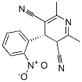 (4R)-2,6-dimethyl-4-(2-nitrophenyl)-3,4-dihydropyridine-3,5-dicarbonitrile CAS#: 53055-16-6