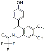 (4S)-1,2,3,4-Tetrahydro-4-(4-hydroxyphenyl)-6-methoxy-2-(trifluoroacetyl)-7-isoquinolinol CAS#: 56771-97-2