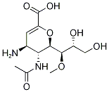 (4S,5R,6R)-5-AcetaMido-4-aMino-6-((1R,2R)-2,3-dihydroxy-1-Methoxypropyl)-5,6-dihydro-4H-pyran-2-carboxylic Acid CAS#: 475483-21-7