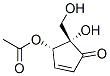 (4S,5S)-4-Acetoxy-5-hydroxy-5-hydroxymethyl-2-cyclopenten-1-one CAS#: 50655-21-5