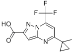 5-(1-METHYL-CYCLOPROPYL)-7-TRIFLUOROMETHYL-PYRAZOLO[1,5-A]PYRIMIDINE-2-CARBOXYLIC ACID CAS#: 436088-38-9