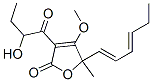 5-[(1E,3E)-1,3-Hexadienyl]-3-(2-hydroxy-1-oxobutyl)-4-methoxy-5-methyl-2(5H)-furanone CAS#: 54833-27-1