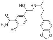5-[2-[[3-(1,3-benzodioxol-5-yl)-1-methylpropyl]amino]-1-hydroxyethyl]salicylamide CAS#: 56290-94-9