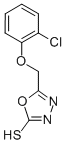 5-(2-CHLORO-PHENOXYMETHYL)-[1,3,4]OXADIAZOLE-2-THIOL CAS#: 58695-63-9