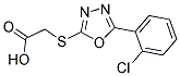 [5-(2-CHLORO-PHENYL)-[1,3,4]OXADIAZOL-2-YLSULFANYL]-ACETIC ACID CAS#: 485334-66-5