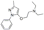 5-[2-(Diethylamino)ethoxy]-3-methyl-1-phenyl-1H-pyrazole CAS#: 5372-13-4
