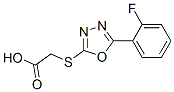 [5-(2-FLUORO-PHENYL)-[1,3,4]OXADIAZOL-2-YL-SULFANYL]-ACETIC ACID CAS#: 436087-03-5