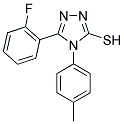 5-(2-FLUORO-PHENYL)-4-P-TOLYL-4H-[1,2,4]TRIAZOLE-3-THIOL CAS#: 438029-55-1