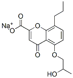 5-(2-Hydroxypropoxy)-4-oxo-8-propyl-4H-1-benzopyran-2-carboxylic acid sodium salt CAS#: 58974-94-0