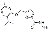 5-[(2-ISOPROPYL-5-METHYLPHENOXY)METHYL]-2-FUROHYDRAZIDE CAS#: 438222-01-6