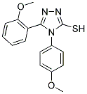 5-(2-METHOXYPHENYL)-4-(4-METHOXYPHENYL)-4H-1,2,4-TRIAZOLE-3-THIOL CAS#: 483283-17-6