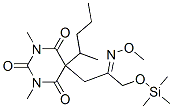 5-[2-(Methoxyimino)-3-(trimethylsiloxy)propyl]-1,3-dimethyl-5-(1-methylbutyl)-2,4,6(1H,3H,5H)-pyrimidinetrione CAS#: 57397-43-0