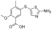 5-(2-aMinothiazol-5-ylthio)-2-Methoxy-4-Methylbenzoic acid CAS#: 439578-97-9