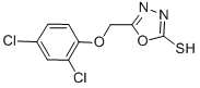 5-[(2,4-DICHLOROPHENOXY)METHYL]-1,3,4-OXADIAZOLE-2-THIOL CAS#: 50848-29-8