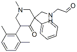 [[[5-(2,6-Dimethylphenyl)-1-methyl-4-oxo-3-phenyl-3-piperidinyl]methyl]amino]acetaldehyde CAS#: 55823-01-3