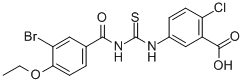 5-[[[(3-BROMO-4-ETHOXYBENZOYL)AMINO]THIOXOMETHYL]AMINO]-2-CHLORO-BENZOIC ACID CAS#: 532937-73-8