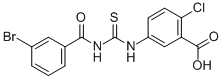 5-[[[(3-BROMOBENZOYL)AMINO]THIOXOMETHYL]AMINO]-2-CHLORO-BENZOIC ACID CAS#: 535957-63-2