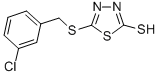 5-(3-CHLOROBENZYLTHIO)-2-MERCAPTO-1,3,4-THIADIAZOLE CAS#: 444791-16-6