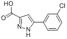 5-(3-CHLOROPHENYL)-1H-PYRAZOLE-3-CARBOXYLIC ACID CAS#: 595610-50-7