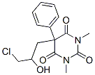 5-(3-Chloro-2-hydroxypropyl)-1,3-dimethyl-5-phenyl-2,4,6(1H,3H,5H)-pyrimidinetrione CAS#: 57396-64-2