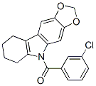 5-(3-Chlorobenzoyl)-6,7,8,9-tetrahydro-5H-1,3-dioxolo[4,5-b]carbazole CAS#: 50332-22-4