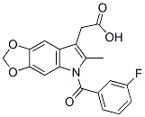 5-(3-Fluorobenzoyl)-6-methyl-5H-1,3-dioxolo[4,5-f]indole-7-acetic acid CAS#: 50331-98-1