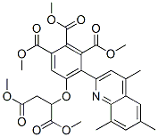 5-[3-Methoxy-1-(methoxycarbonyl)-3-oxopropoxy]-4-(4,6,8-trimethyl-2-quinolyl)-1,2,3-benzenetricarboxylic acid trimethyl ester CAS#: 50939-70-3