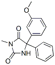 5-(3-Methoxyphenyl)-3-methyl-5-phenyl-2,4-imidazolidinedione CAS#: 54833-60-2