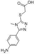 [5-(4-AMINO-PHENYL)-4-METHYL-4 H-[1,2,4]TRIAZOL-3-YLSULFANYL]-ACETIC ACID CAS#: 421567-49-9