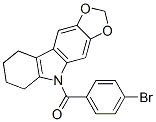 5-(4-Bromobenzoyl)-6,7,8,9-tetrahydro-5H-1,3-dioxolo[4,5-b]carbazole CAS#: 50332-23-5