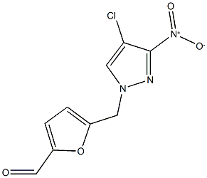 5-[(4-CHLORO-3-NITRO-1H-PYRAZOL-1-YL)METHYL]-2-FURALDEHYDE CAS#: 512809-42-6