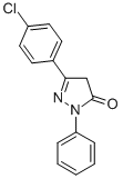 5-(4-CHLOROPHENYL)-2,4-DIHYDRO-2-PHENYL-3H-PYRAZOL-3-ONE CAS#: 55828-84-7