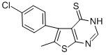 5-(4-CHLOROPHENYL)-6-METHYLTHIENO[2,3-D]PYRIMIDINE-4(3H)-THIONE CAS#: 500198-74-3