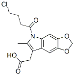 5-(4-Chlorobutyryl)-6-methyl-5H-1,3-dioxolo[4,5-f]indole-7-acetic acid CAS#: 50332-11-1