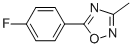 5-(4-Fluoro-phenyl)-3-methyl-[1,2,4]oxadiazole CAS#: 59562-68-4