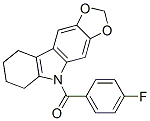 5-(4-Fluorobenzoyl)-6,7,8,9-tetrahydro-5H-1,3-dioxolo[4,5-b]carbazole CAS#: 50332-19-9