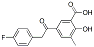 5-[(4-Fluorophenyl)acetyl]-2-hydroxy-3-methylbenzoic acid CAS#: 50439-08-2