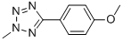 5-(4-METHOXY-PHENYL)-2-METHYL-2H-TETRAZOLE CAS#: 43131-50-6
