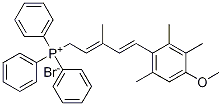 [5-(4-Methoxy-2,3,6-trimethylphenyl)-3-methyl-2,4-pentadien-1-yl]triphenylphosphonium bromide CAS#: 54757-44-7