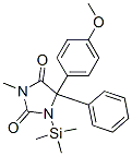5-(4-Methoxyphenyl)-3-methyl-5-phenyl-1-(trimethylsilyl)-2,4-imidazolidinedione CAS#: 57346-57-3