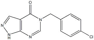5-(4-chlorobenzyl)-1H-pyrazolo[3,4-d]pyriMidin-4(5H)-one CAS#: 402570-41-6